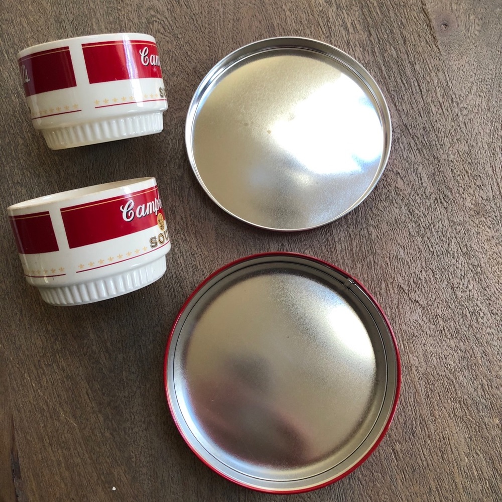 2 Vintage Campbell Soup Small Bowls and Tin - Picture 7 of 9